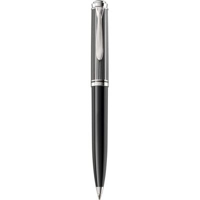 Pelikan Kugelschreiber Souverän® K605 Stresemann, Edelharz, Drehmechanik, Schwarz-Anthrazit Pelikan Kugelschreiber Souverän® K605 Stresemann, Edelharz, Drehmechanik, Schwarz-Anthrazit