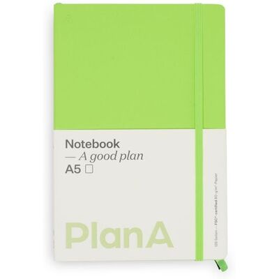 Thalia Notizbuch A5 Softcover Kiwi Green Blanko, 128 Seiten Thalia Notizbuch A5 Softcover Kiwi Green Blanko, 128 Seiten