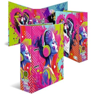 Herma Motiv-Ordner A4 Music Girl Herma Motiv-Ordner A4 Music Girl