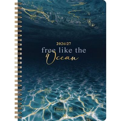 Baier & Schneider "Schülerkalender Style 2026/2027 ""Ocean"" A5, Kunststoff" Baier & Schneider "Schülerkalender Style 2026/2027 ""Ocean"" A5, Kunststoff"
