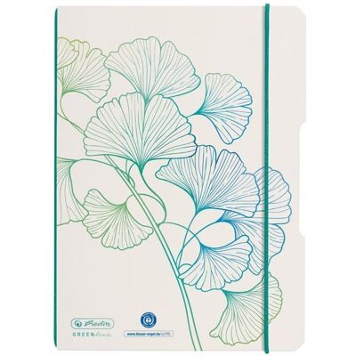 Herlitz Notizheft A5 punktiert GREENline Ginkgo Herlitz Notizheft A5 punktiert GREENline Ginkgo
