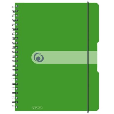 Herlitz Spiralblock A4 to go 80 Blatt kariert apfel Herlitz Spiralblock A4 to go 80 Blatt kariert apfel