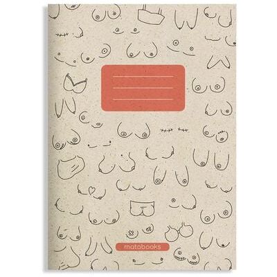 matabooks - A5 Notizheft aus Graspapier - Maya Farbe: Melon matabooks - A5 Notizheft aus Graspapier - Maya Farbe: Melon