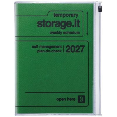 Mark's Europe MARK'S 2026/27 Diary A5 Storage.it // Green Mark's Europe MARK'S 2026/27 Diary A5 Storage.it // Green