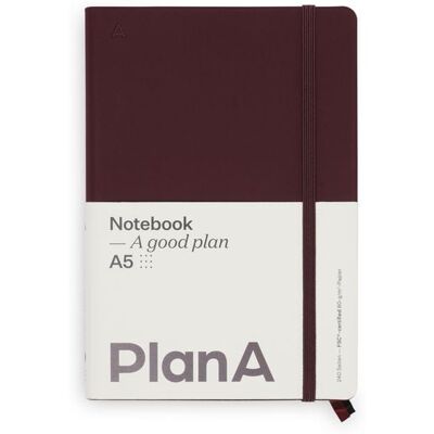 Thalia Notizbuch A5 Hardcover Cozy Fig Punktiert, 192 Seiten Thalia Notizbuch A5 Hardcover Cozy Fig Punktiert, 192 Seiten