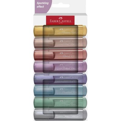 Faber-Castell Textmarker TL 46 Metallic 8er Kartonetui Faber-Castell Textmarker TL 46 Metallic 8er Kartonetui