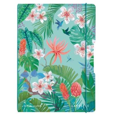 Herlitz Notizheft flex A4, 40 Blatt kariert + 40 Blatt liniert, Ladylike Jungle, gelocht, Perforation my.book Herlitz Notizheft flex A4, 40 Blatt kariert + 40 Blatt liniert, Ladylike Jungle, gelocht, Perforation my.book