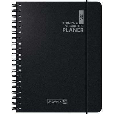 Baier & Schneider Termin- & Unterrichtsplaner 2026/2027 A5, Kunststoff, schwarz Baier & Schneider Termin- & Unterrichtsplaner 2026/2027 A5, Kunststoff, schwarz