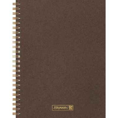 Brunnen Notizbuch Wire-O A5 dotted chocolat Brunnen Notizbuch Wire-O A5 dotted chocolat