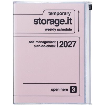 Mark's Europe MARK'S 2026/27 Diary A5 Storage.it // Pink Mark's Europe MARK'S 2026/27 Diary A5 Storage.it // Pink