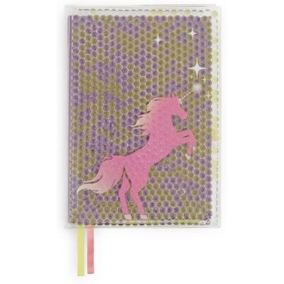 Thalia Liniertes Notizbuch mit Wasserperlen, Fee Thalia Liniertes Notizbuch mit Wasserperlen, Fee