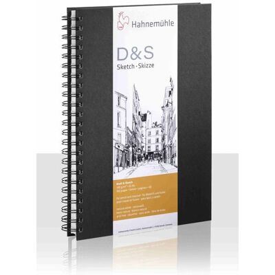 Hahnemühle Papier Skizzenbuch D&S, DIN A5 hoch, 140 g/m² Hahnemühle Papier Skizzenbuch D&S, DIN A5 hoch, 140 g/m²