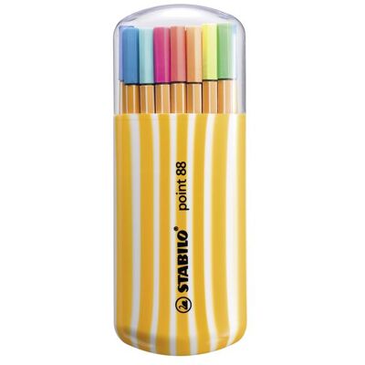 STABILO Fineliner point 88, 20er Zebrui Neon STABILO Fineliner point 88, 20er Zebrui Neon