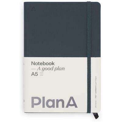 Thalia Notizbuch A5 Hardcover Cool Coal Liniert, 240 Seiten Thalia Notizbuch A5 Hardcover Cool Coal Liniert, 240 Seiten
