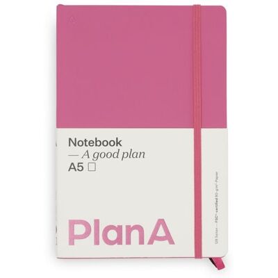 Thalia Notizbuch A5 Softcover Candy Pink Blanko, 128 Seiten Thalia Notizbuch A5 Softcover Candy Pink Blanko, 128 Seiten