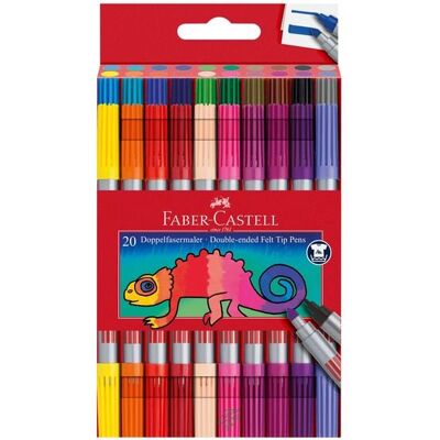 Faber-Castell Doppelfasermaler 20er Etui Faber-Castell Doppelfasermaler 20er Etui