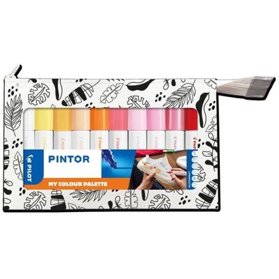 PILOT Kreativmarker PINTOR 4.5 (M) My Color Palette - Warm Colors 10er Set PILOT Kreativmarker PINTOR 4.5 (M) My Color Palette - Warm Colors 10er Set