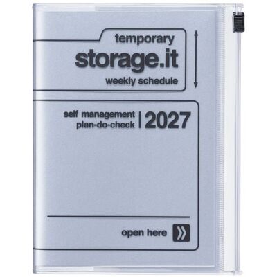 Mark's Europe MARK'S 2026/27 Diary A6 Storage.it // Silver Mark's Europe MARK'S 2026/27 Diary A6 Storage.it // Silver