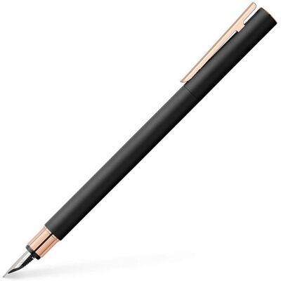 Faber-Castell Füller NEO Slim Schwarz, rosegoldfarben B Faber-Castell Füller NEO Slim Schwarz, rosegoldfarben B