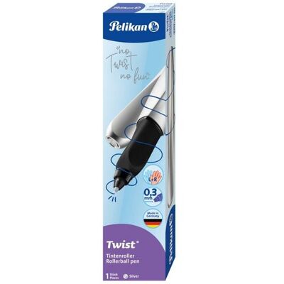 Pelikan Tintenroller Twist R457 Silber Pelikan Tintenroller Twist R457 Silber