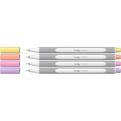 Schneider Teachly Fineliner Pastell Summer 4er Set Schneider Teachly Fineliner Pastell Summer 4er Set