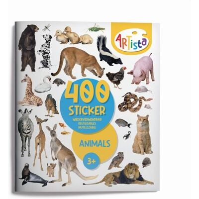 Artista - Stickerbuch Tiere - Animals - Activities - Sticker book Artista - Stickerbuch Tiere - Animals - Activities - Sticker book