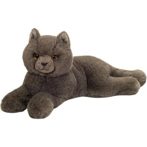 Teddy Hermann 918196 - Kartäuserkatze liegend, 36 cm Teddy Hermann 918196 - Kartäuserkatze liegend, 36 cm