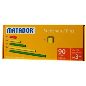 MATADOR 21210 - Maker Stäbchen-Set, 90 Teile, Baukasten-Erweiterung, Konstruktionsbaukasten, ab 3 Jahren, Spielend lernen! MATADOR 21210 - Maker Stäbchen-Set, 90 Teile, Baukasten-Erweiterung, Konstruktionsbaukasten, ab 3 Jahren, Spielend lernen!