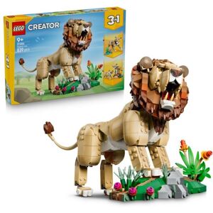 LEGO® GmbH LEGO Creator 3-in-1-Set 31386 Wilde Tiere: Majestätischer Löwe, Bauset LEGO® GmbH LEGO Creator 3-in-1-Set 31386 Wilde Tiere: Majestätischer Löwe, Bauset