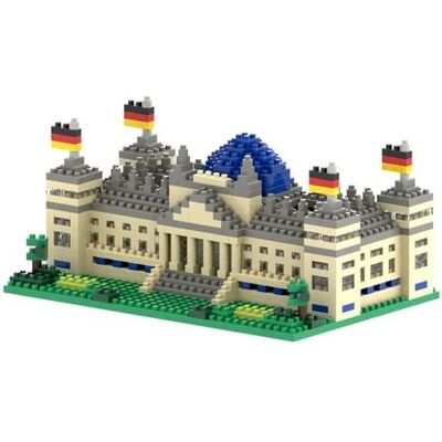 Schäfer Toy Company GmbH BRIXIES 200136 - Reichstag Berlin, 3D Konstruktionsbausatz aus Ministeinen, 651 Teile Schäfer Toy Company GmbH BRIXIES 200136 - Reichstag Berlin, 3D Konstruktionsbausatz aus Ministeinen, 651 Teile