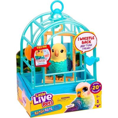 Moose Toys Ltd Moose Toys LITTLE LIVE PETS MY REALLY REAL S2 BIRD & CAGE INDIE Moose Toys Ltd Moose Toys LITTLE LIVE PETS MY REALLY REAL S2 BIRD & CAGE INDIE