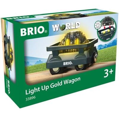 Ravensburger Verlag GmbH BRIO World - Goldwaggon mit Licht Ravensburger Verlag GmbH BRIO World - Goldwaggon mit Licht