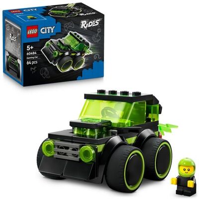 LEGO® GmbH LEGO City 60484 Coole Flitzer – Gaming-Rennauto Spielzeug mit Minifigur LEGO® GmbH LEGO City 60484 Coole Flitzer – Gaming-Rennauto Spielzeug mit Minifigur