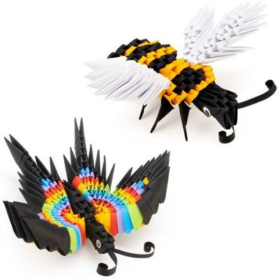 Invento ORIGAMI 3D Bee and Buterfly Invento ORIGAMI 3D Bee and Buterfly