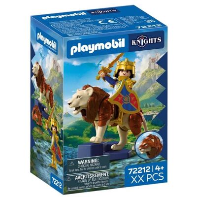 PLAYMOBIL Löwe mit goldenem Ritter PLAYMOBIL Löwe mit goldenem Ritter