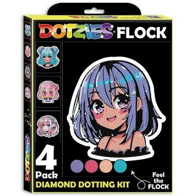 Needleart World (Hong Kong) Ltd. DOTZIES BY DIAMOND DOTZ - Diamond Painting Neon Anime Mädchen Needleart World (Hong Kong) Ltd. DOTZIES BY DIAMOND DOTZ - Diamond Painting Neon Anime Mädchen
