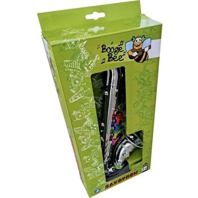 VEDES Großhandel GmbH - Ware Boogie Bee Saxophon silber, 36 cm VEDES Großhandel GmbH - Ware Boogie Bee Saxophon silber, 36 cm