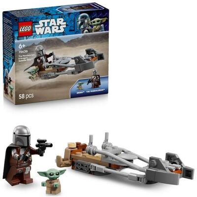 LEGO® GmbH LEGO Star Wars 75436 Der Mandalorianer und Grogu auf ihrem Speeder Bike LEGO® GmbH LEGO Star Wars 75436 Der Mandalorianer und Grogu auf ihrem Speeder Bike