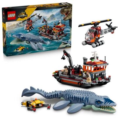LEGO® GmbH LEGO Jurassic World 77983 Mosasaurier-Angriff auf das Boot, Bauspielzeug für Kinder ab 7 Jahren LEGO® GmbH LEGO Jurassic World 77983 Mosasaurier-Angriff auf das Boot, Bauspielzeug für Kinder ab 7 Jahren