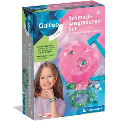 Clementoni S.p.A Schmuck-Ausgrabungs-Set Clementoni S.p.A Schmuck-Ausgrabungs-Set