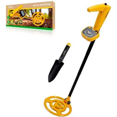 Bresser 16489 - NATIONAL GEOGRAPHIC Kinder-Metalldetektor mit Schaufel Bresser 16489 - NATIONAL GEOGRAPHIC Kinder-Metalldetektor mit Schaufel