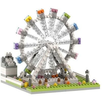 Schäfer Toy Company GmbH BRIXIES 200192 - Kleines Riesenrad, 3D Konstruktionsbausatz aus Ministeinen, 340 Teile Schäfer Toy Company GmbH BRIXIES 200192 - Kleines Riesenrad, 3D Konstruktionsbausatz aus Ministeinen, 340 Teile