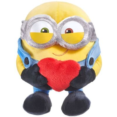 Schmidt Spiele Schmidt 42879 - Minions: Bob, mit Herz, Plüsch, 22 cm Schmidt Spiele Schmidt 42879 - Minions: Bob, mit Herz, Plüsch, 22 cm