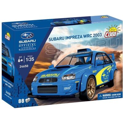 COBI 24650 - Subaru Impreza WRC 2003, Bausatz 1:35, 88 Klemmbausteine COBI 24650 - Subaru Impreza WRC 2003, Bausatz 1:35, 88 Klemmbausteine