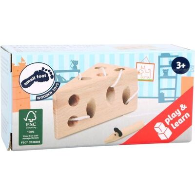 small foot GmbH & Co. KG Fädelspiel Käse und Maus small foot GmbH & Co. KG Fädelspiel Käse und Maus