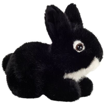 Teddy Hermann 937401 - Hase sitzend schwarz, 17 cm Teddy Hermann 937401 - Hase sitzend schwarz, 17 cm