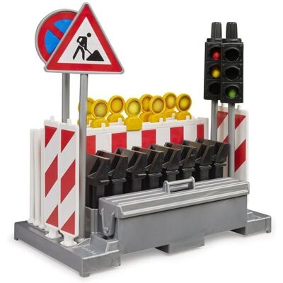 bruder 62009 Zubehör: Verkehrssicherungsset mit Ampeln bruder 62009 Zubehör: Verkehrssicherungsset mit Ampeln