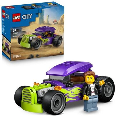 LEGO® GmbH LEGO City 60485 Hot Rod, Spielzeug mit Minifigur für Kinder 5 Jahren LEGO® GmbH LEGO City 60485 Hot Rod, Spielzeug mit Minifigur für Kinder 5 Jahren
