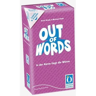 Queen Games Out of Words Queen Games Out of Words