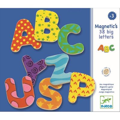 Djeco Holz Magnete: 38 big letters Djeco Holz Magnete: 38 big letters
